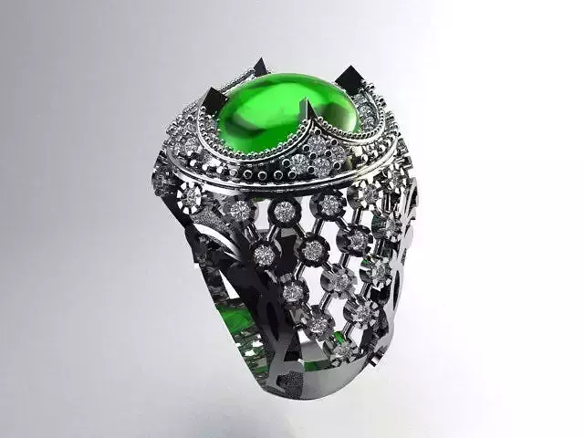 Royal Ring 3D print model