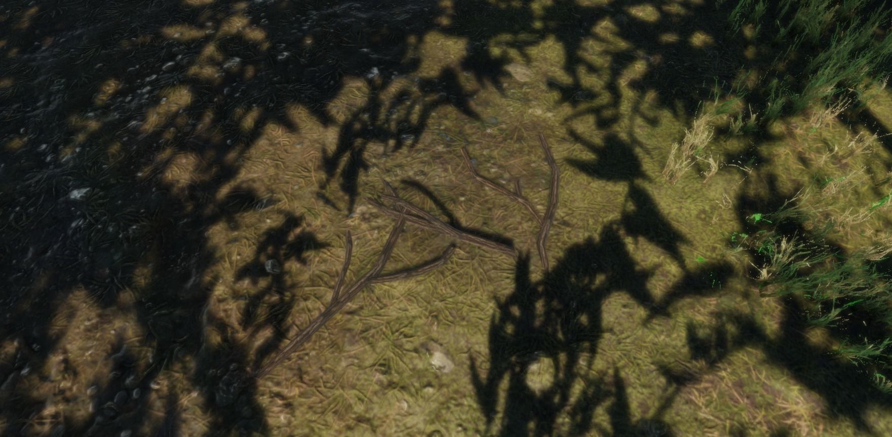 Branches Low Poly Low-poly 3D model_5