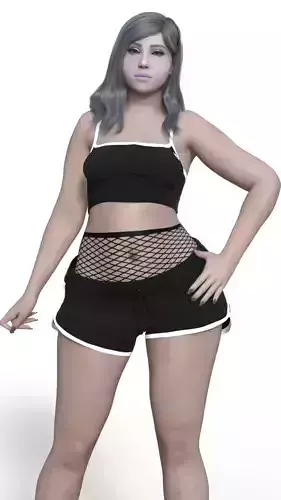 Thick E- Girl G8 3D model