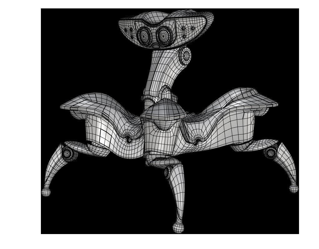 Collection of 7 toy robots 3D model_33