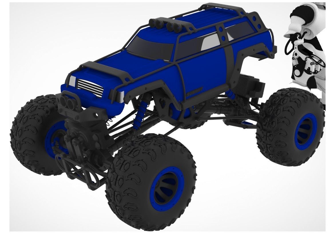 Collection of 7 toy robots 3D model_4