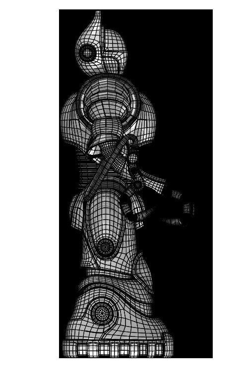 Collection of 7 toy robots 3D model_13