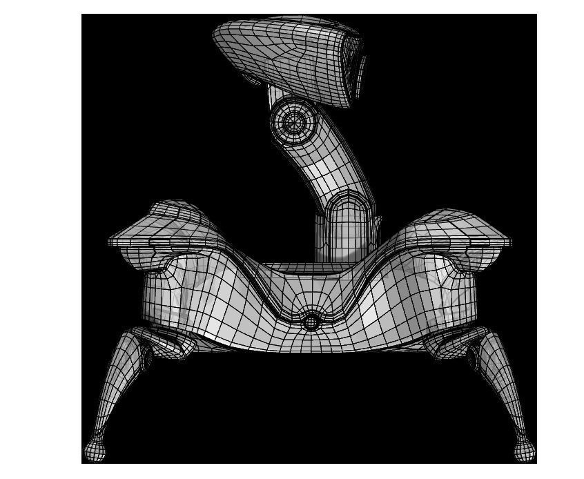 Collection of 7 toy robots 3D model_35