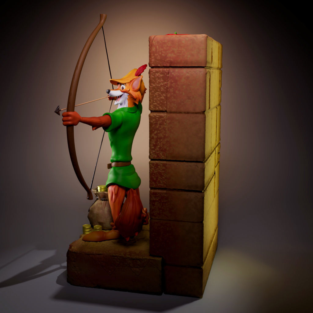 Robin Hood -Disney Classic 3D print model_3