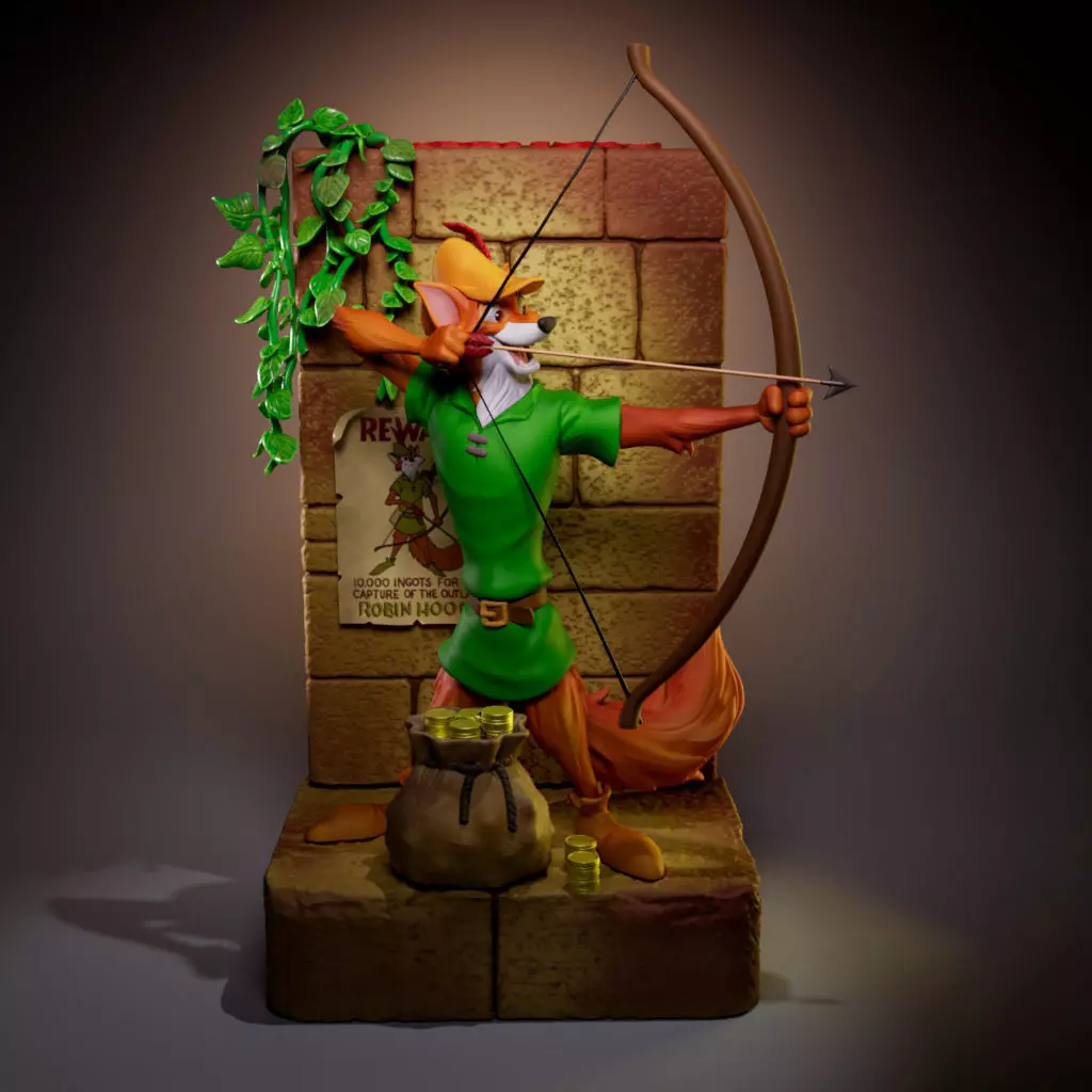 Robin Hood -Disney Classic 3D print model_0