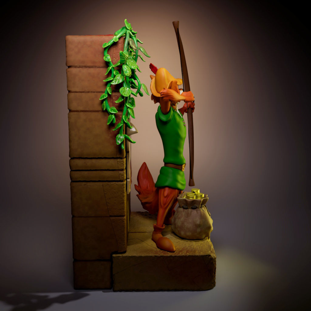 Robin Hood -Disney Classic 3D print model_4