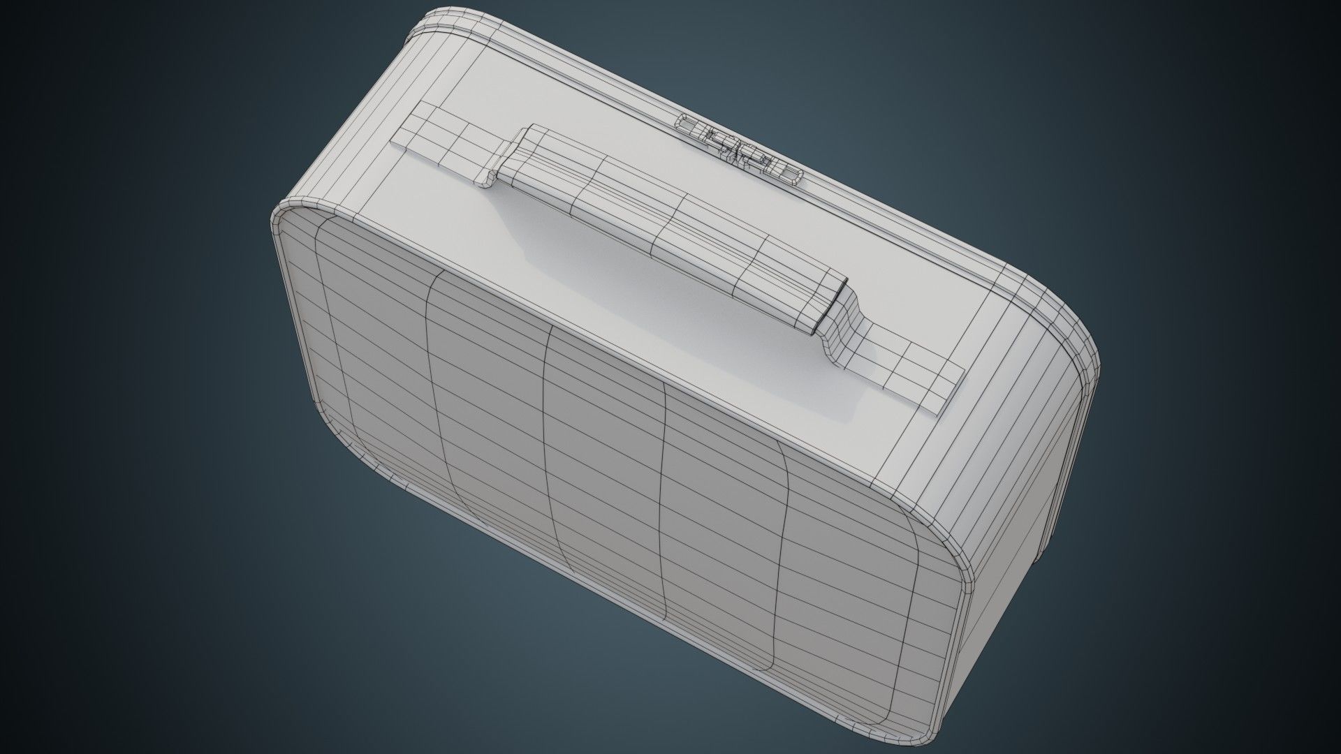 First Aid Kit 1 Basic Low-poly 3D model_6