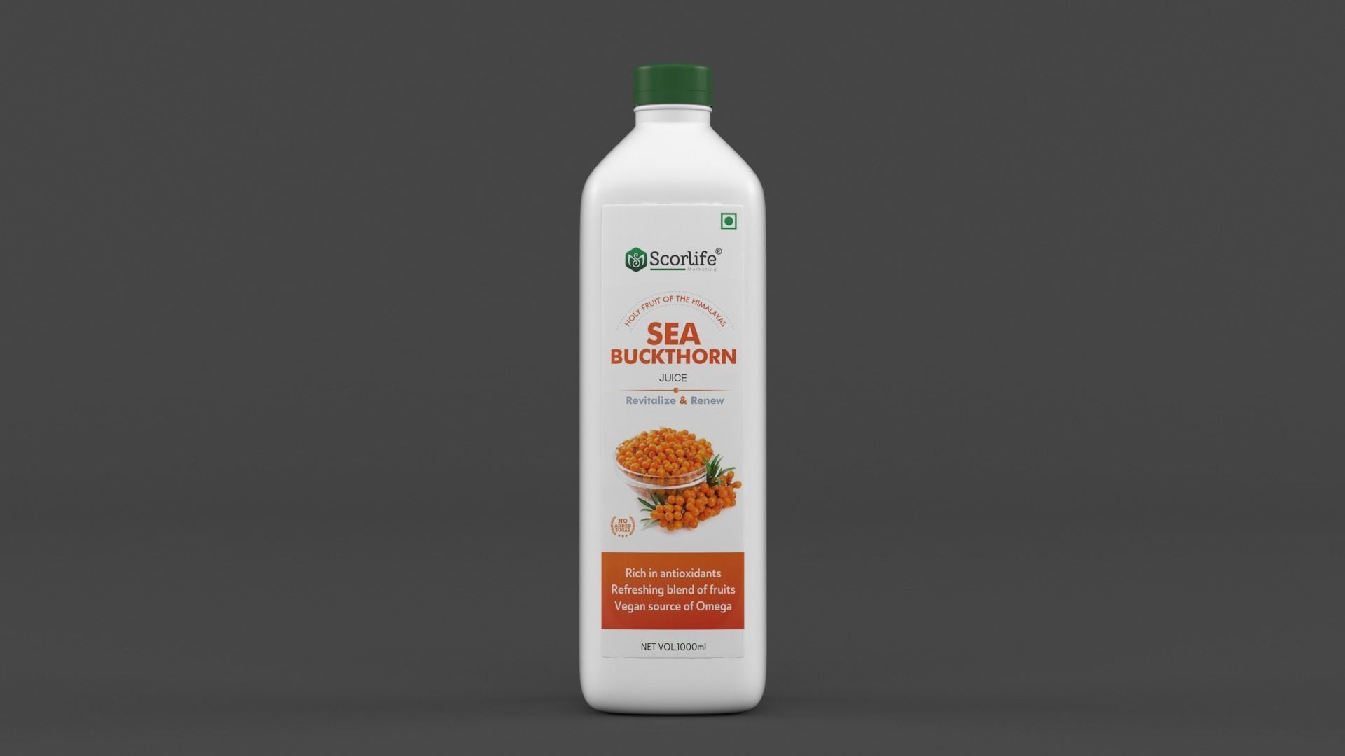 Juice Bottle 3D model_1