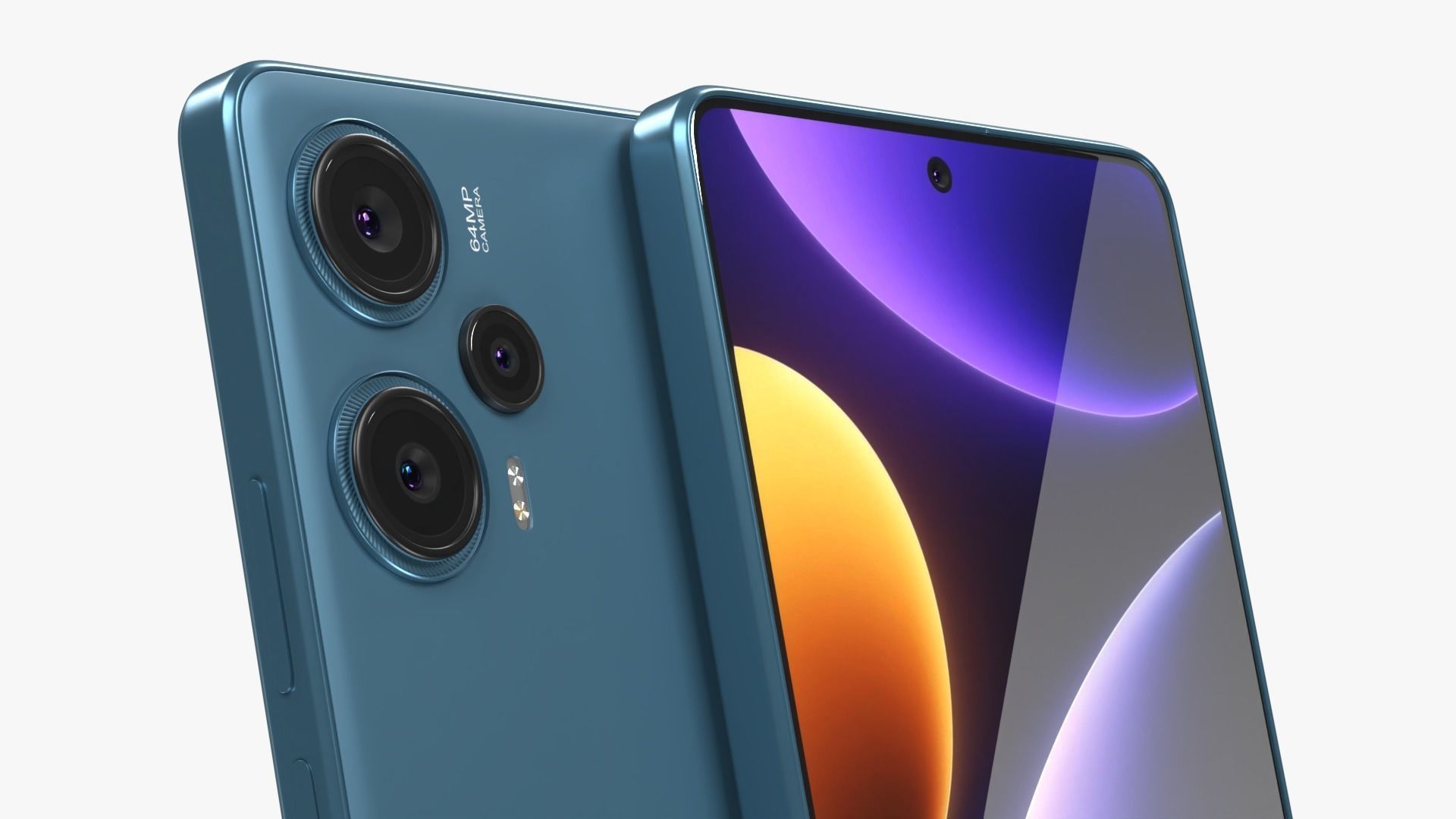 Xiaomi Redmi Note 12 Turbo Blue 3D model_2