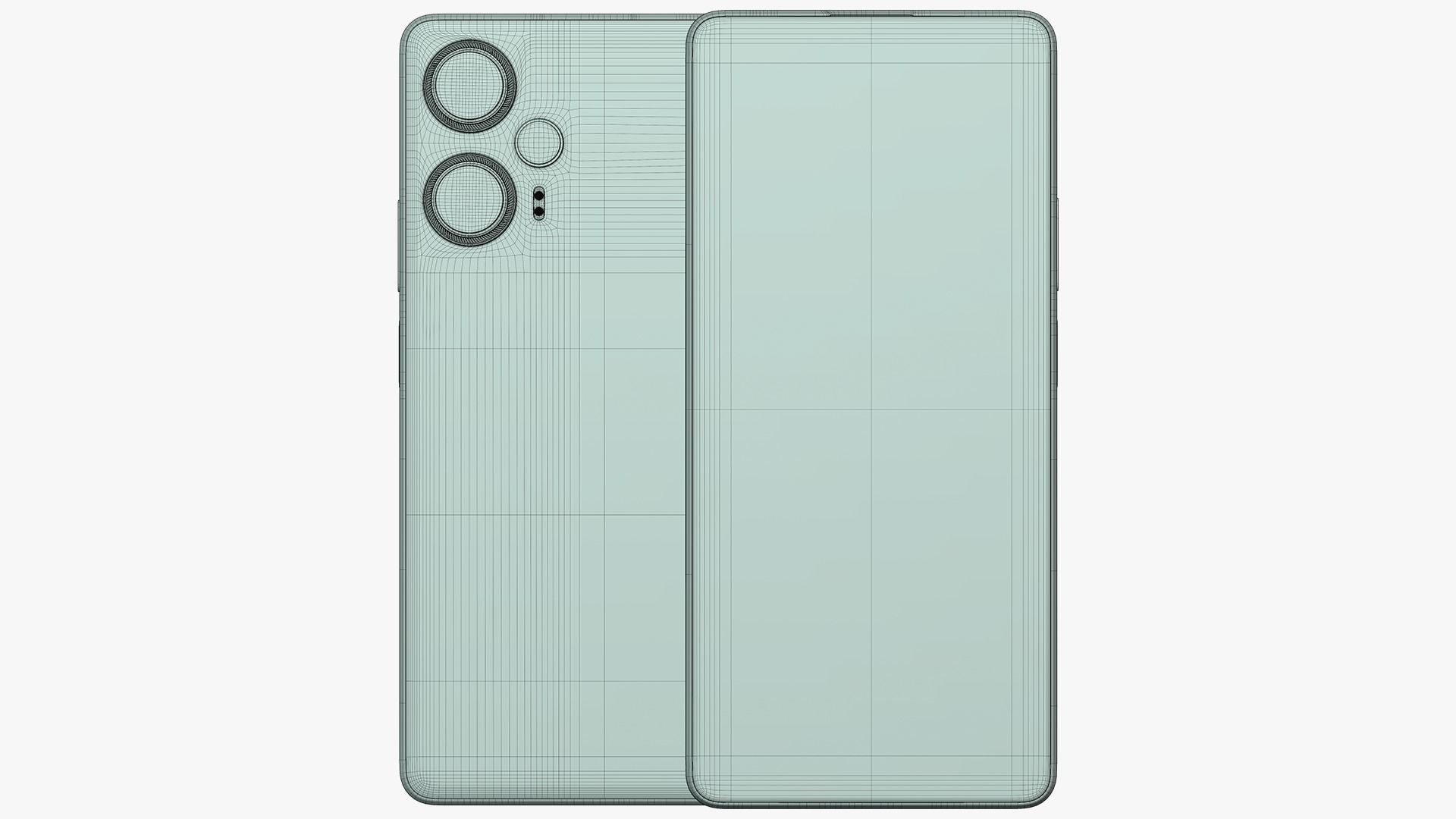 Xiaomi Redmi Note 12 Turbo Blue 3D model_10