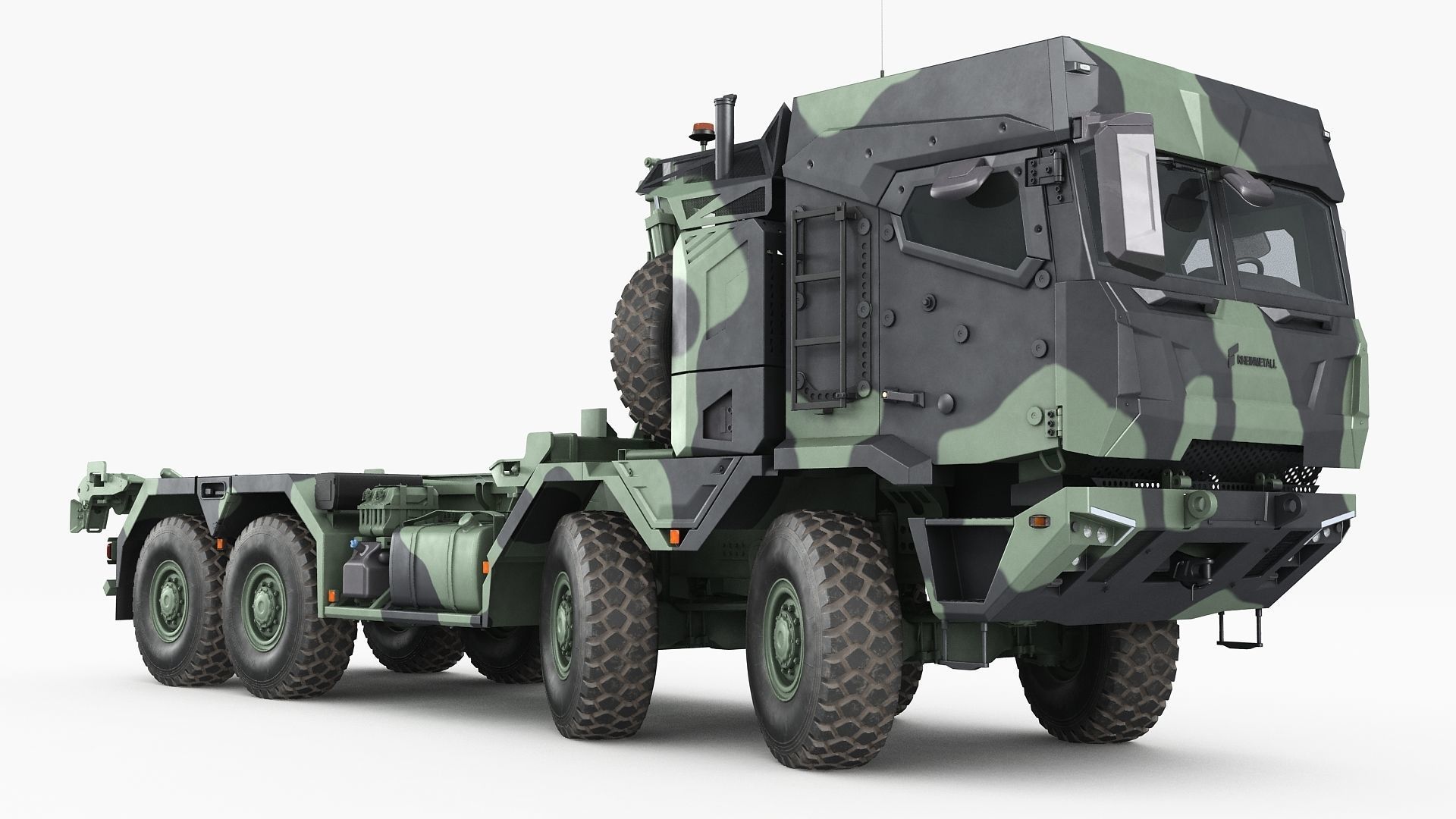 RMMV HX3 tactical military truck 8x8 3D model_6