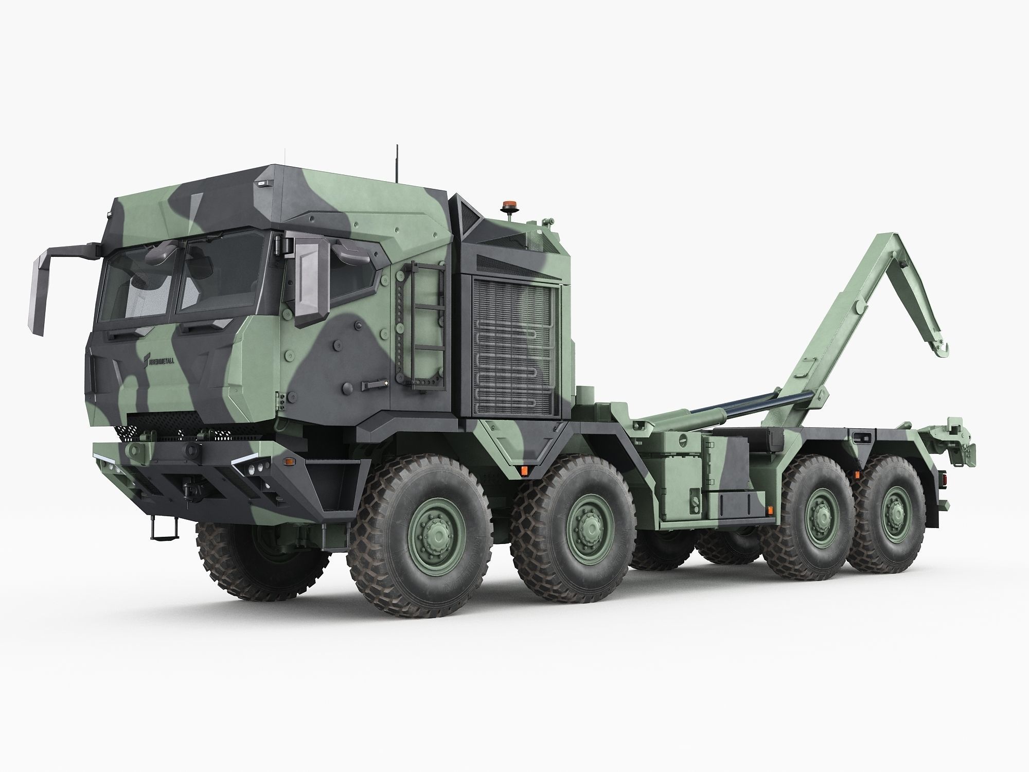 RMMV HX3 tactical military truck 8x8 3D model_8