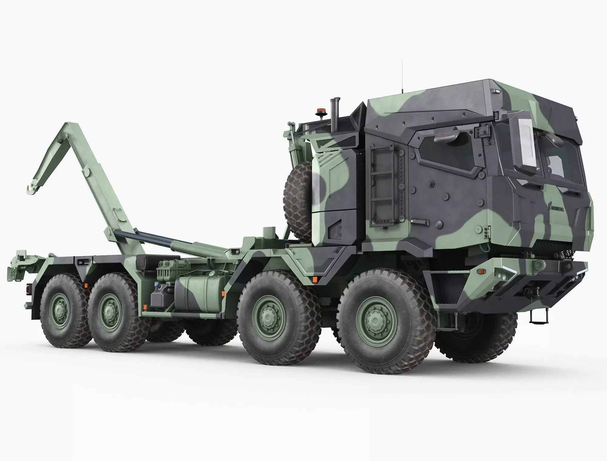 RMMV HX3 tactical military truck 8x8 3D model_0