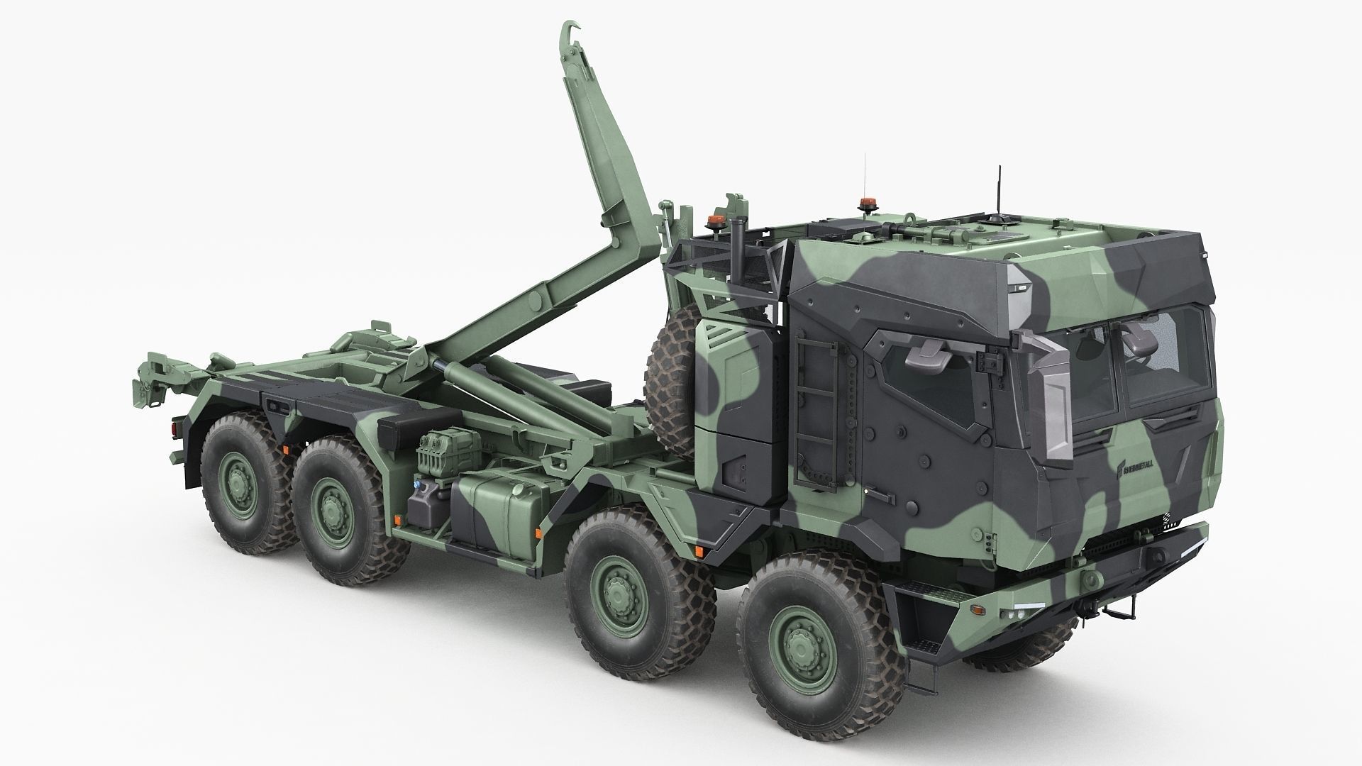 RMMV HX3 tactical military truck 8x8 3D model_10
