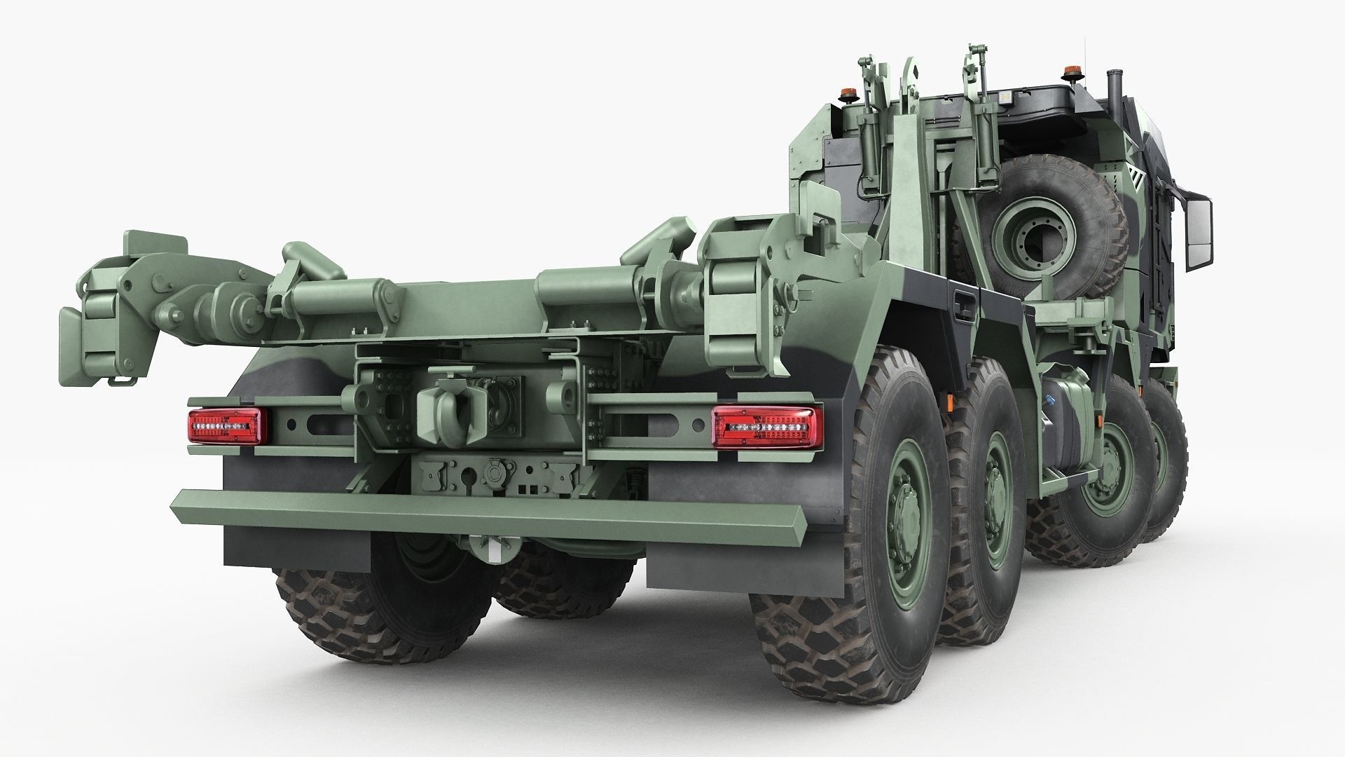 RMMV HX3 tactical military truck 8x8 3D model_13