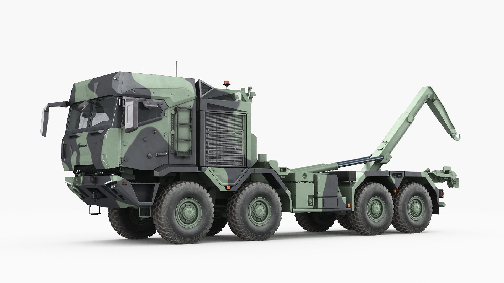 RMMV HX3 tactical military truck 8x8 3D model_15