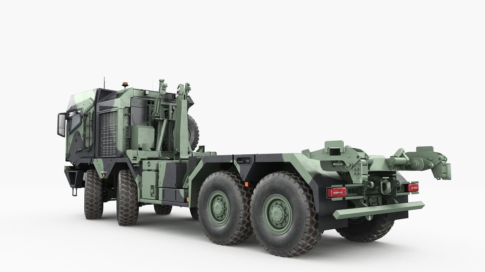 RMMV HX3 tactical military truck 8x8 3D model_4