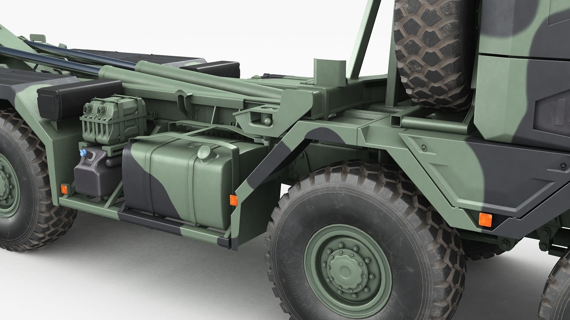 RMMV HX3 tactical military truck 8x8 3D model_12