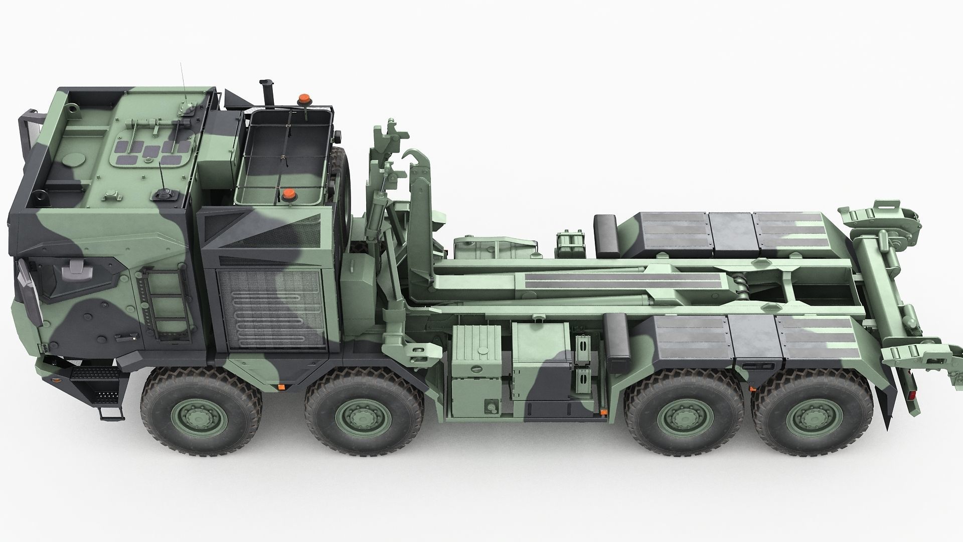 RMMV HX3 tactical military truck 8x8 3D model_5