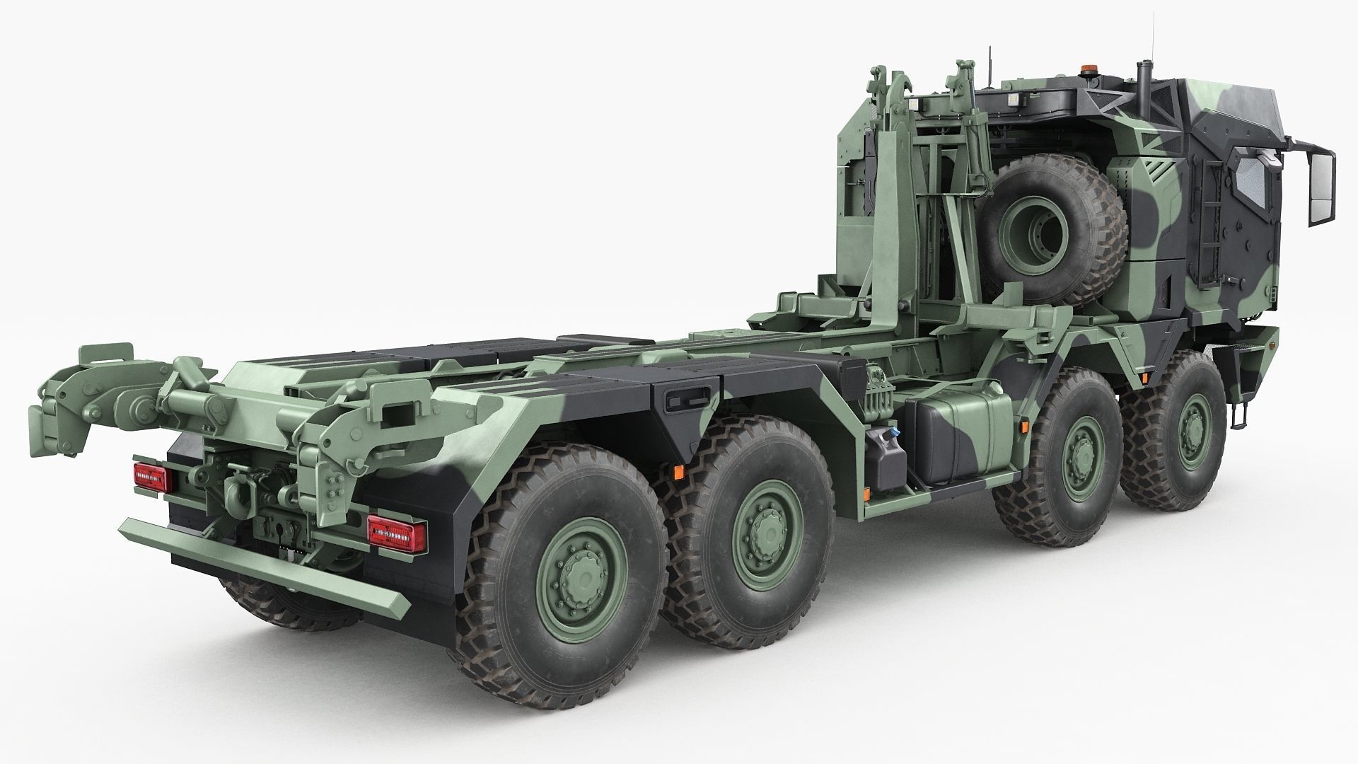 RMMV HX3 tactical military truck 8x8 3D model_3