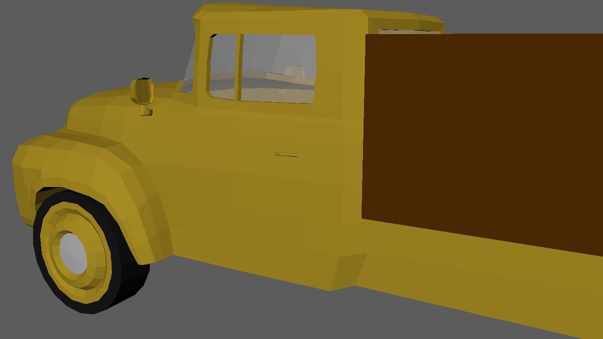 Low Poly Truck 01 Low-poly 3D model_5