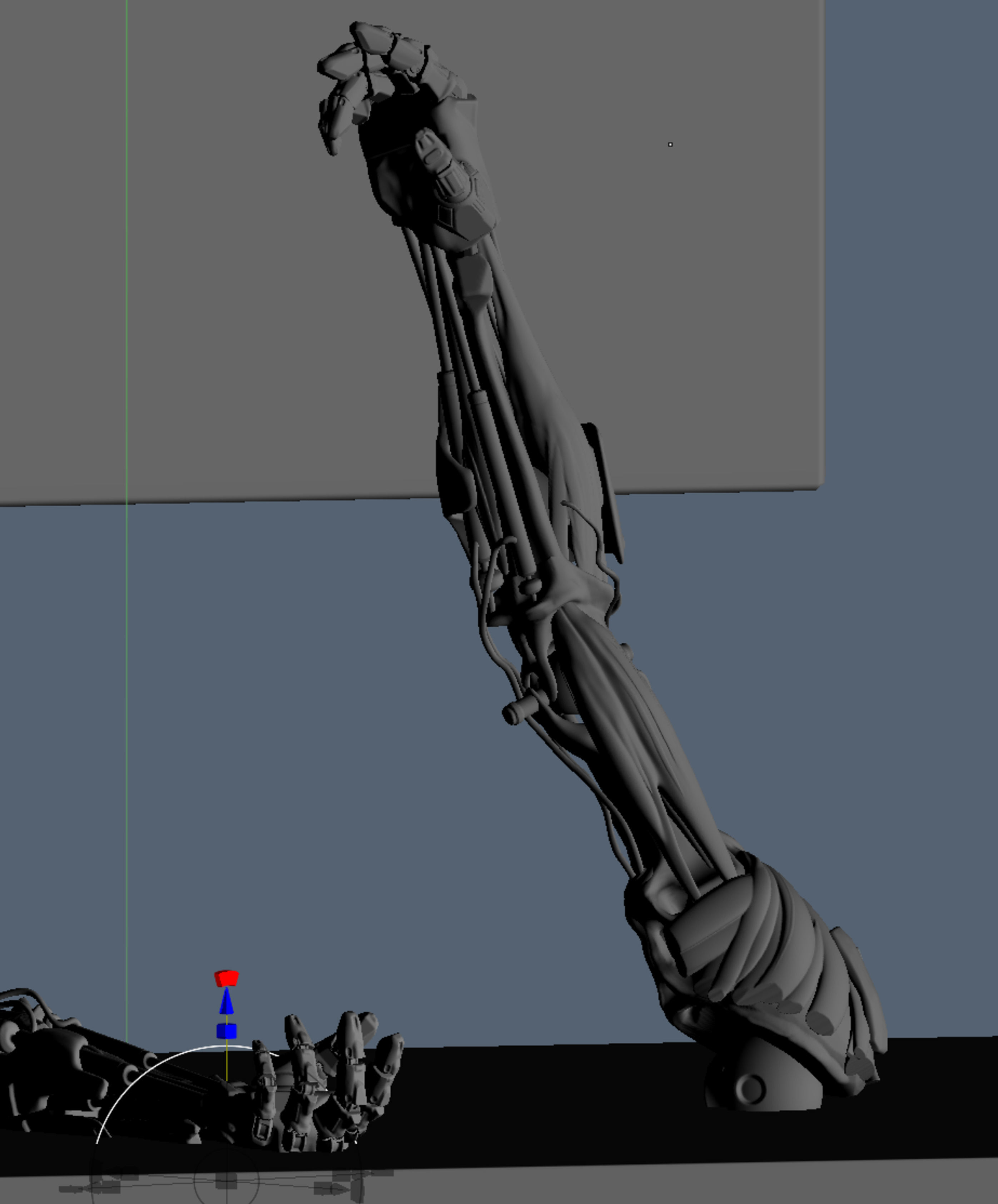 robot arm 3D print model_3