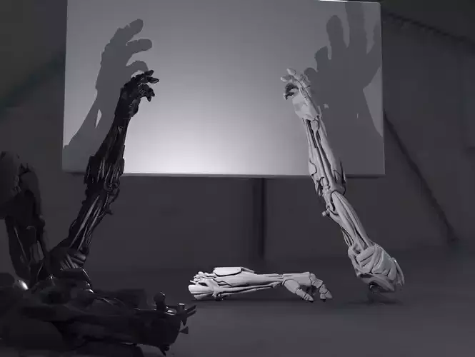 robot arm 3D print model