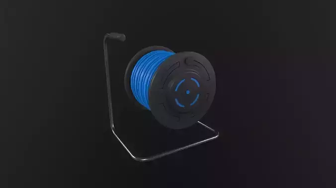 Extension Cable 3D Model Low-poly 3D model
