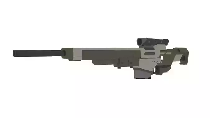 Low Poly Sniper 