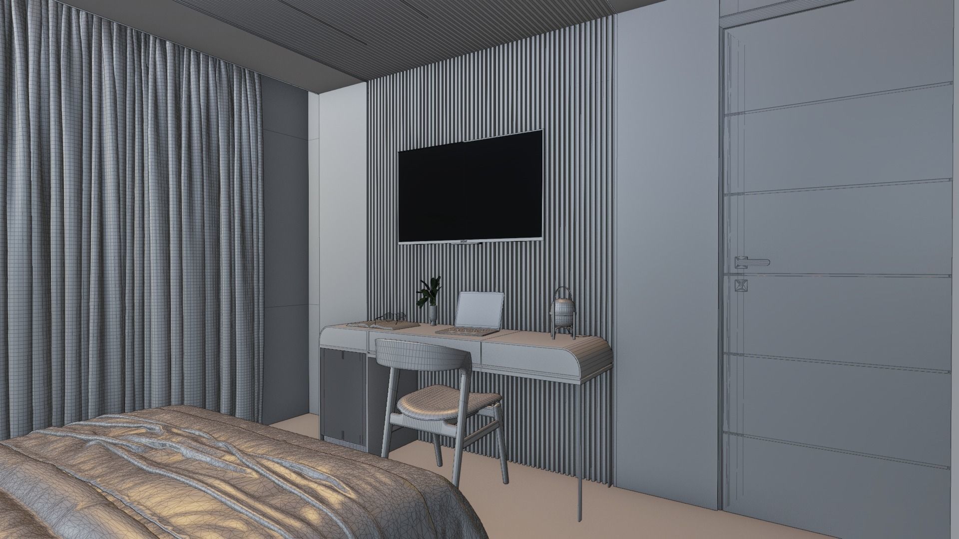 Modern Hotel Design 3D model_8