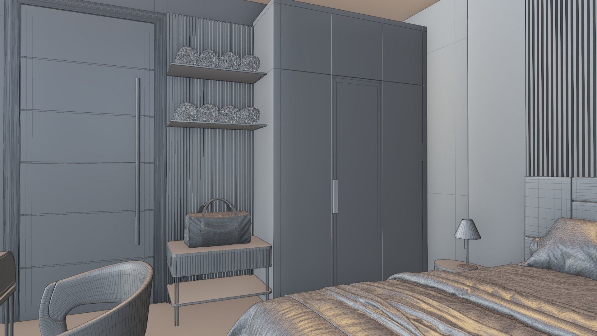 Modern Hotel Design 3D model_9