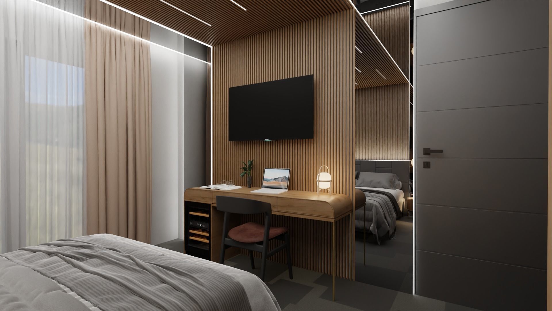Modern Hotel Design 3D model_1