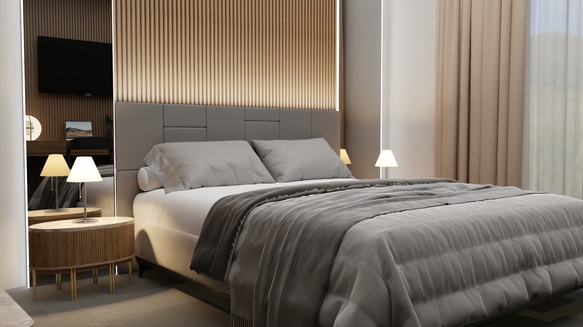 Modern Hotel Design 3D model_2