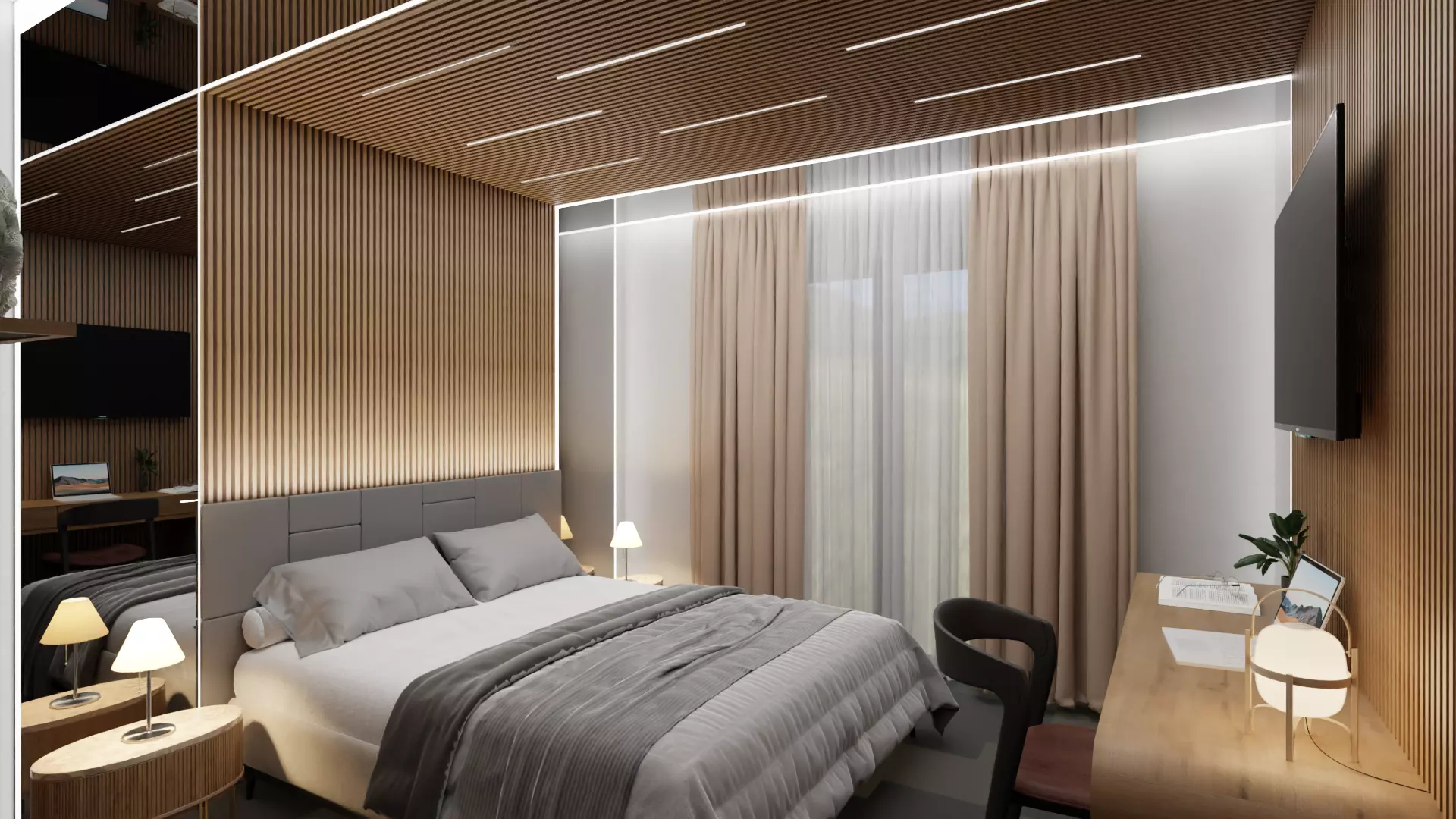 Modern Hotel Design 3D model_0