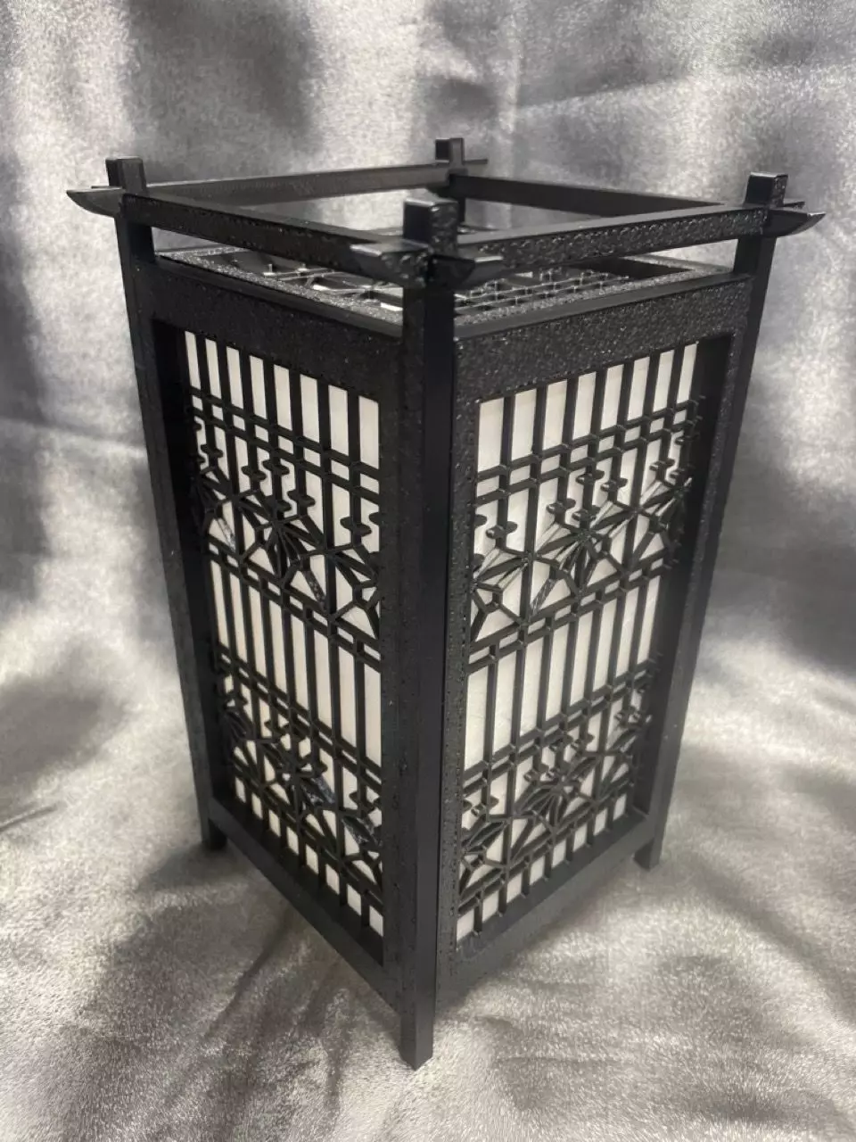 Kumiko Japanese Shoji Lantern - Kiriasa 3D print model_0