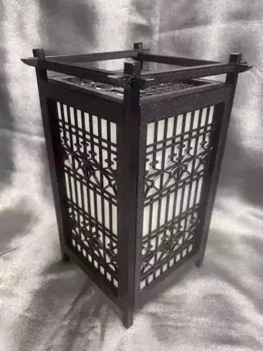 Kumiko Japanese Shoji Lantern - Kiriasa 3D print model