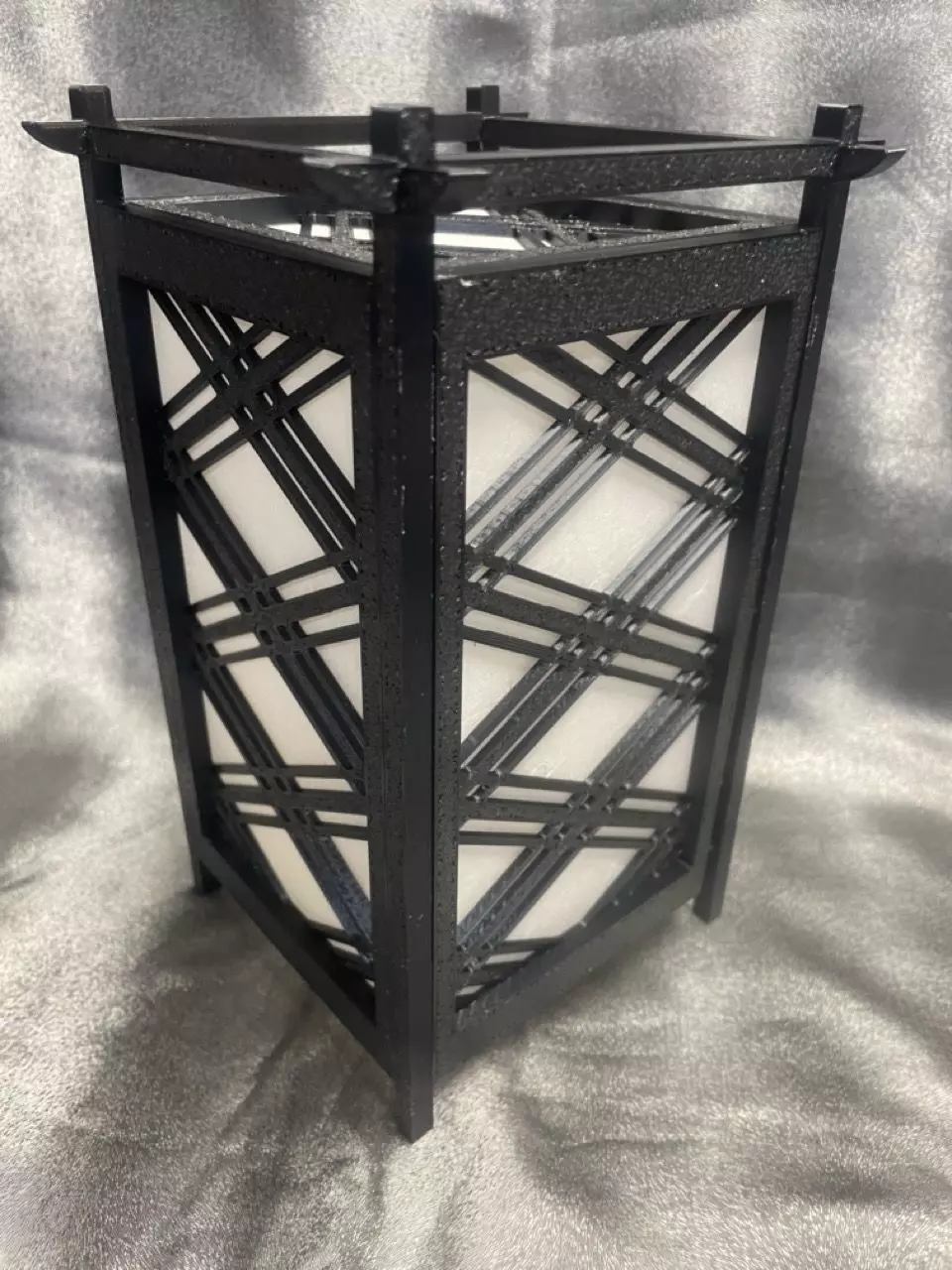 Kumiko Japanese Shoji Lantern - Komochi-bishi 3D print model_0