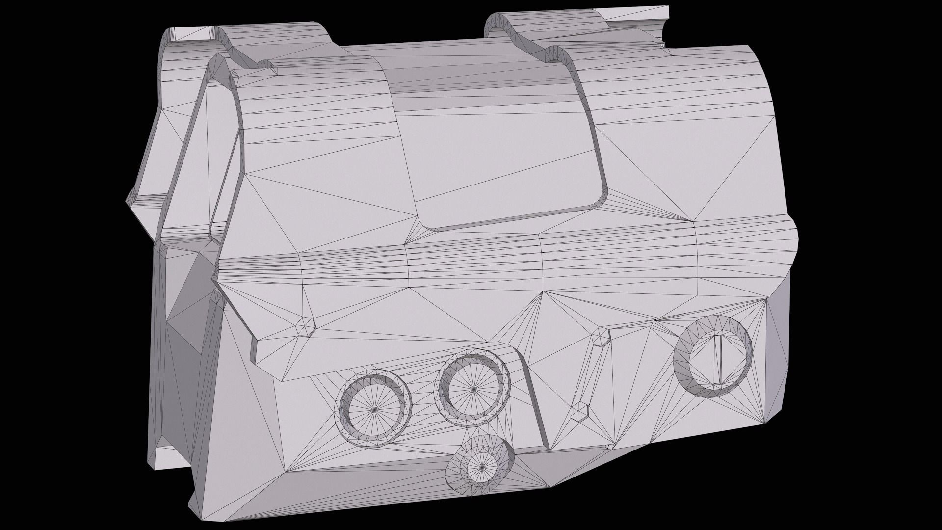 Red Dot Sight SIG SAUER ROMEO8T Low-poly 3D model_18