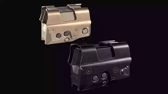 Red Dot Sight SIG SAUER ROMEO8T Low-poly 3D model