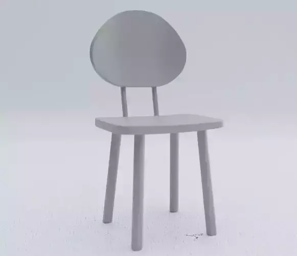 WOOD CHAIR Free 3D print model