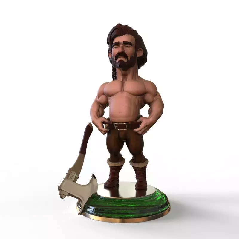 Piece Chess - The King 3D print model