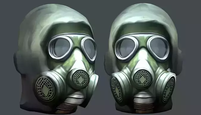 Helmet 3d model military combat Military Low-poly  Low-poly 3D model