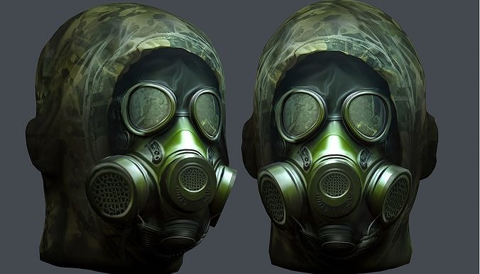 Helmet 3d model military combat Military Low-pol Low-poly 3D model