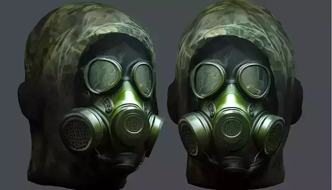 Helmet 3d model military combat Military Low-pol