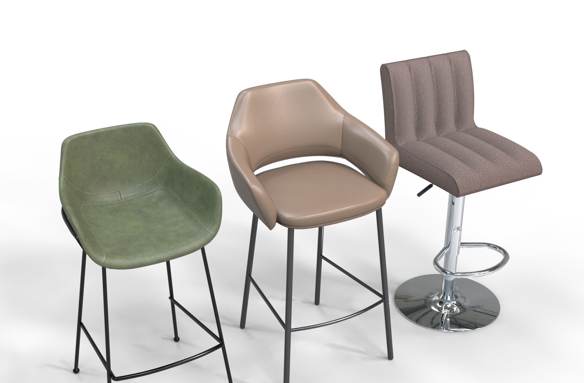 3d model Bar stool  3D model_2