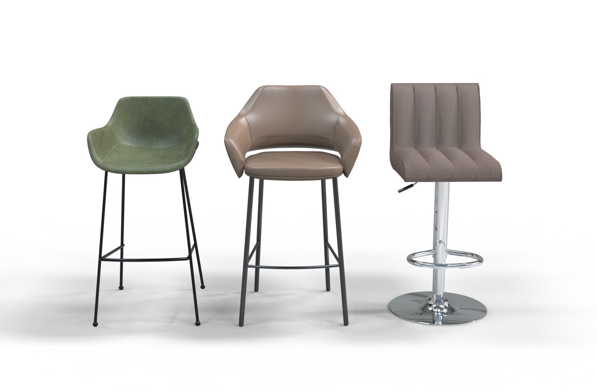 3d model Bar stool  3D model_1