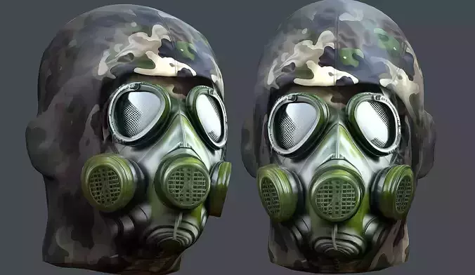 Helmet 3d model military combat Military Low-poly