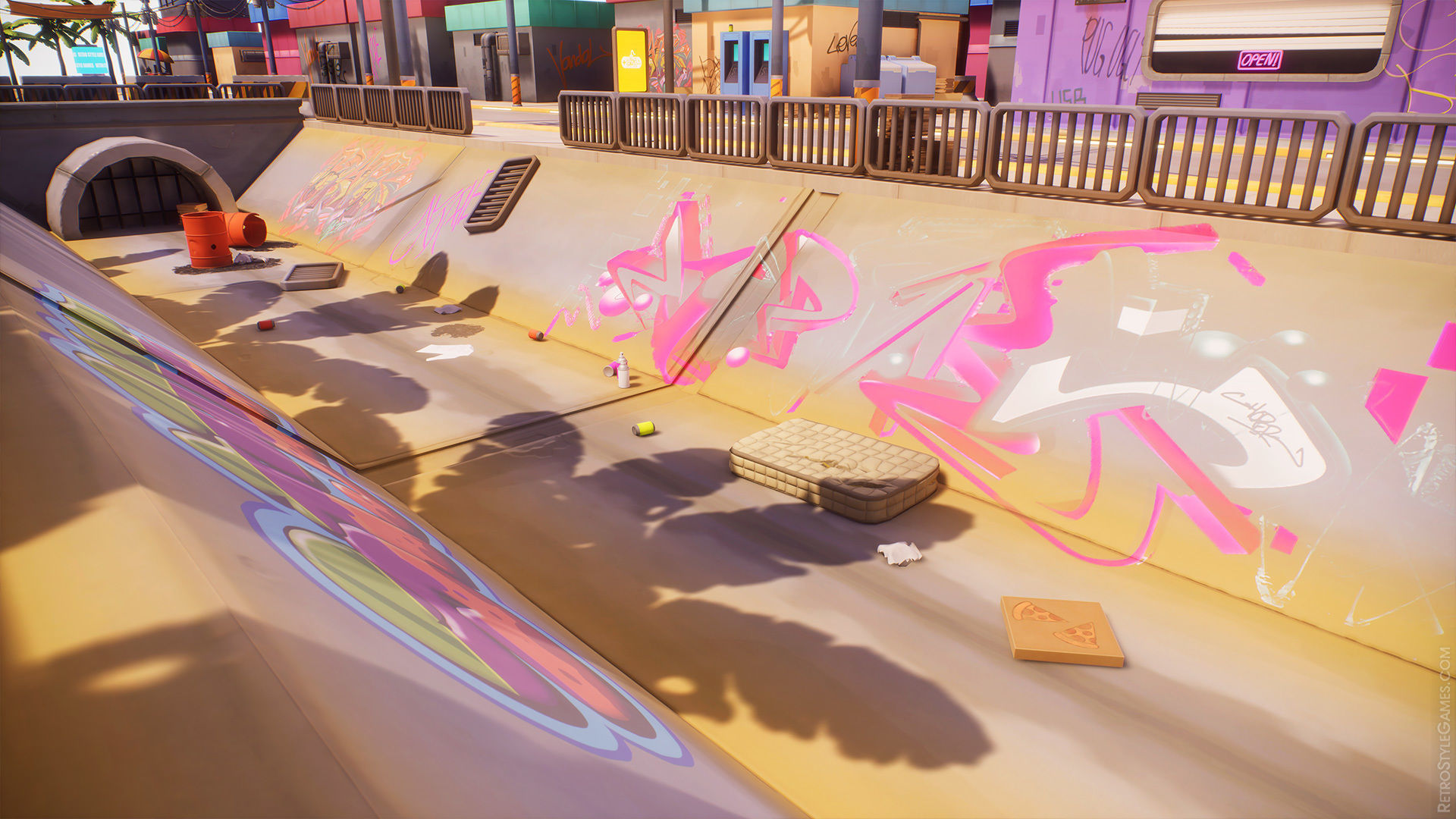 Stylized Cyberpunk 3D Animated Character and City Props Pack Low-poly 3D model_6