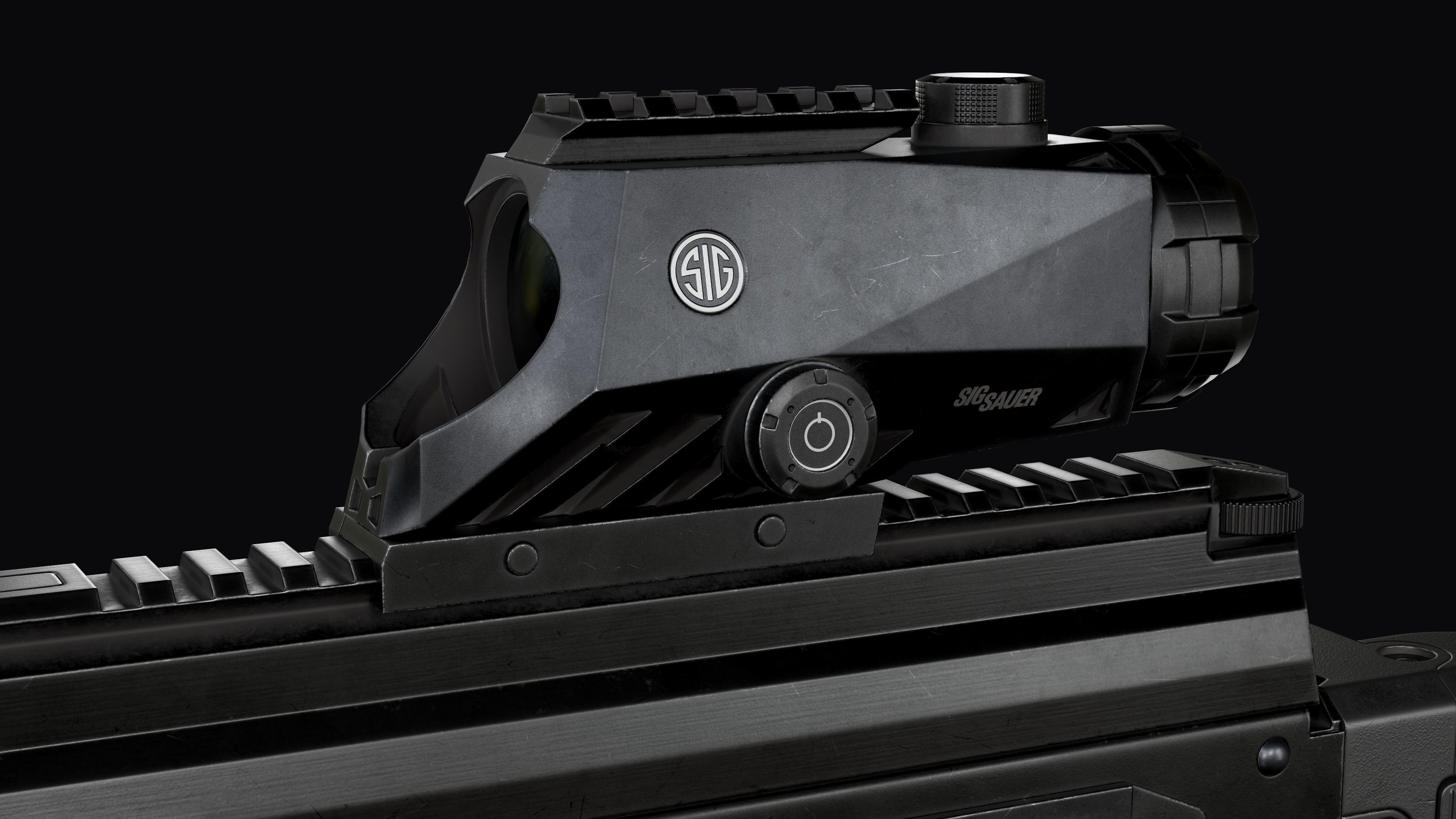 Tactical modular assault rifle  Rifle Dynamics 704  AK system  Low-poly 3D model_22