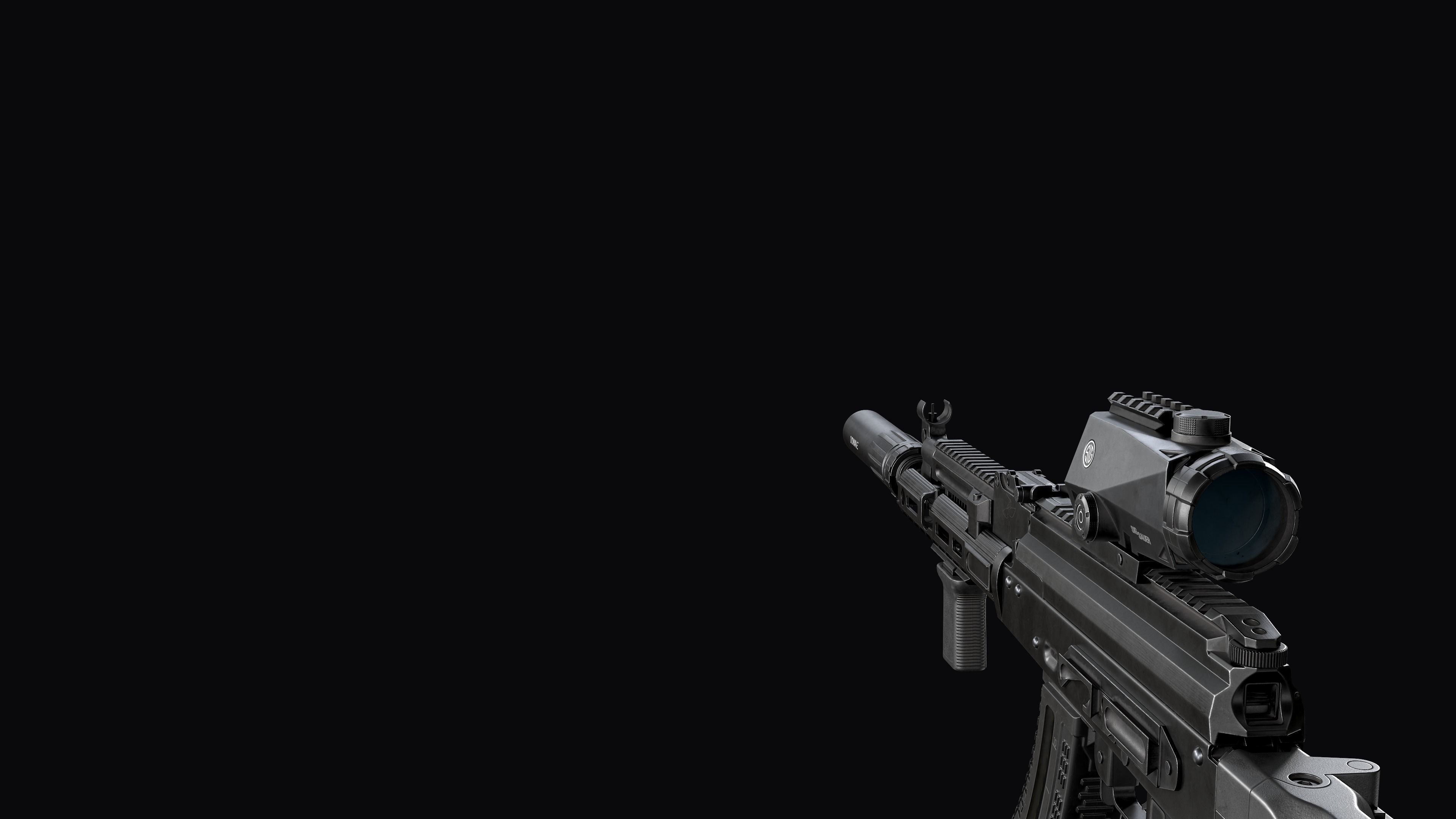 Tactical modular assault rifle  Rifle Dynamics 704  AK system  Low-poly 3D model_29